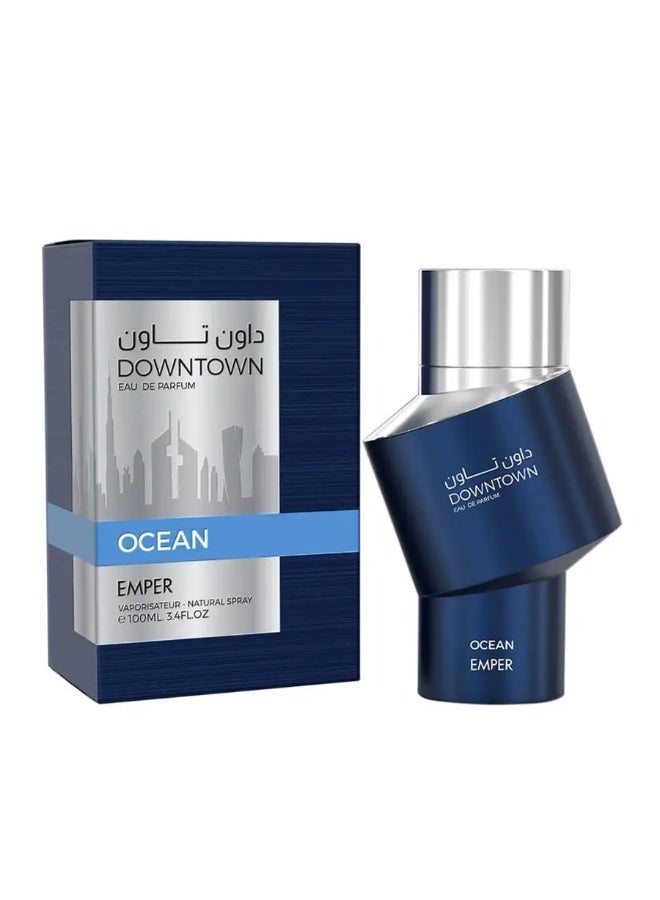 امبر داون تاون أوشن - للرجال - ماء عطر - 100 مل - Image 1